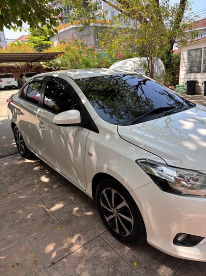 Toyota Vios 2014 1.2 E Sedan เบนซิน ไม่ติดแก๊ส เกียร์อัตโนมัติ ขาว รูปที่ 3