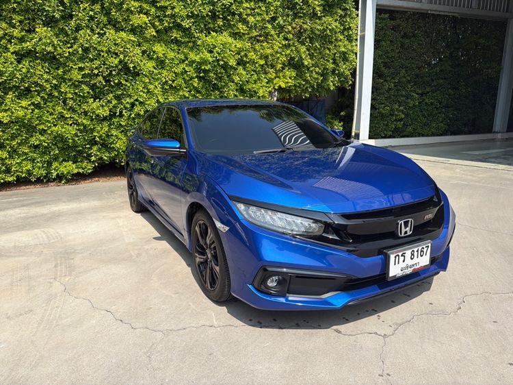 Honda Civic 2019 1.5 Turbo RS Sedan เบนซิน ไม่ติดแก๊ส เกียร์อัตโนมัติ น้ำเงิน รูปที่ 2