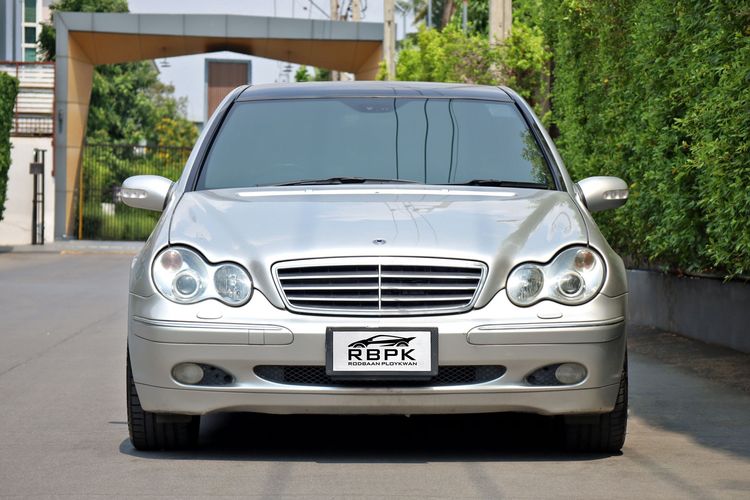 Mercedes-Benz C-Class 2002 C180 Sedan เบนซิน ไม่ติดแก๊ส เกียร์อัตโนมัติ เทา รูปที่ 3