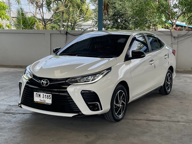 Toyota Yaris ATIV 2021 1.2 Sport Sedan เบนซิน ไม่ติดแก๊ส เกียร์อัตโนมัติ ขาว