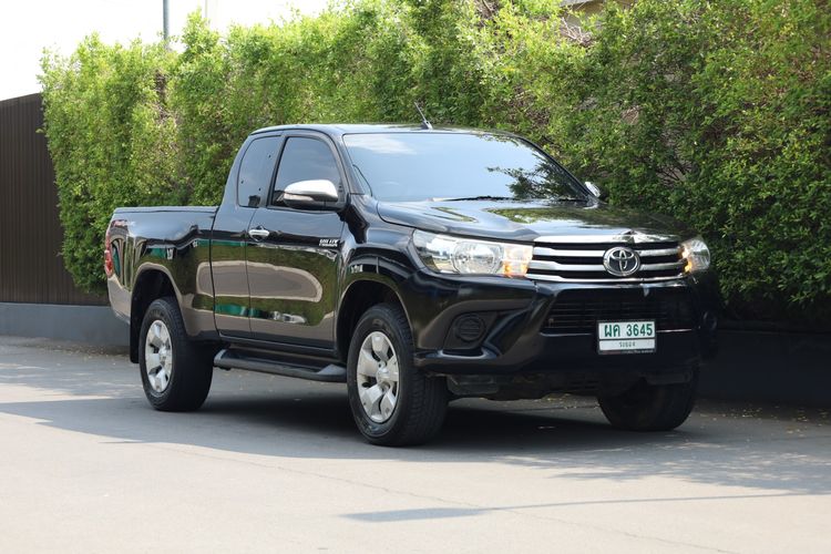 Toyota Hilux Revo 2015 2.4 Prerunner J Plus Pickup ดีเซล ไม่ติดแก๊ส เกียร์ธรรมดา ดำ รูปที่ 4
