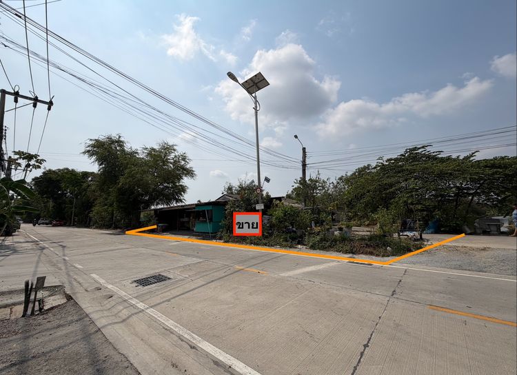 ขายที่ดินเปล่าพร้อมสิ่งปลูกสร้าง ทำเลศักยภาพสูง ถนนบางนา ตราด กม.16.5