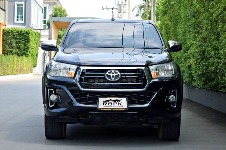 Toyota Hilux Revo 2019 2.4 J Plus Prerunner Pickup ดีเซล ไม่ติดแก๊ส เกียร์ธรรมดา ดำ รูปที่ 3