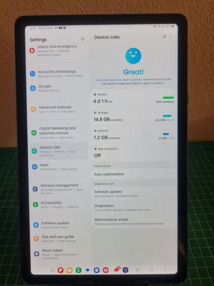 64 GB Samsung Tab S6 lite 64Gb