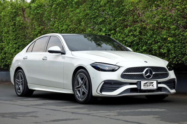 Mercedes-Benz C-Class 2023 C36 AMG Sedan ปลั๊กอินไฮบริด (PHEV) ไม่ติดแก๊ส เกียร์อัตโนมัติ ขาว รูปที่ 4