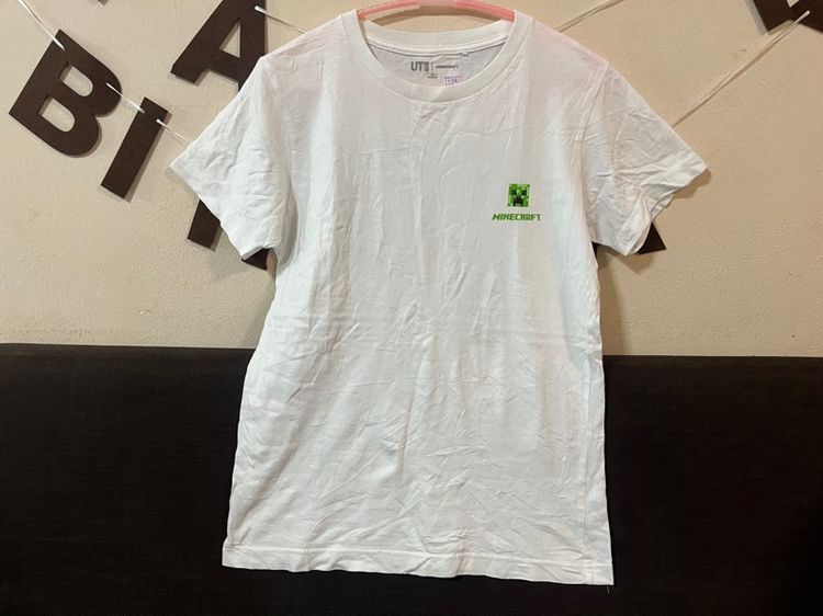 เสื้อยืด แบรนด์ Uniqlo ลายมายคราฟSz160