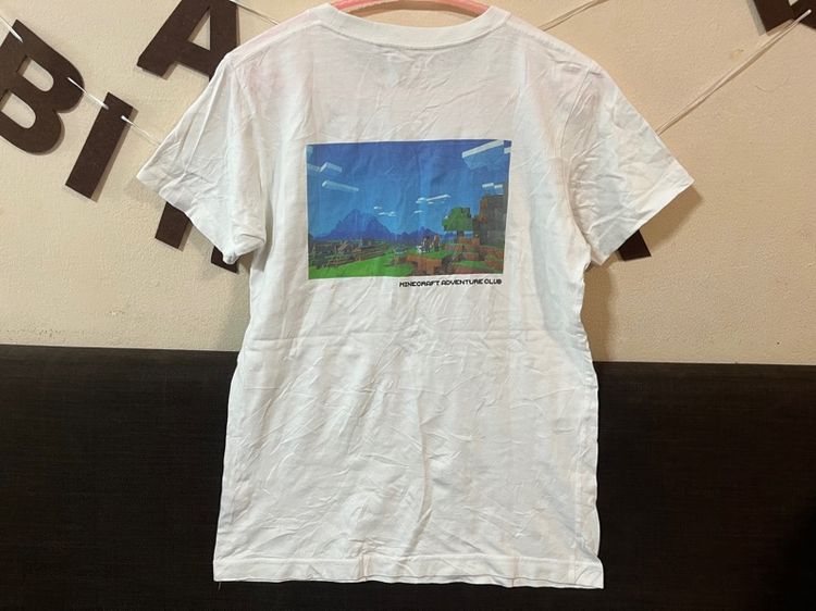 เสื้อยืด แบรนด์ Uniqlo ลายมายคราฟSz160 รูปที่ 2