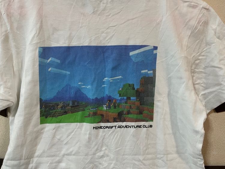 เสื้อยืด แบรนด์ Uniqlo ลายมายคราฟSz160 รูปที่ 3