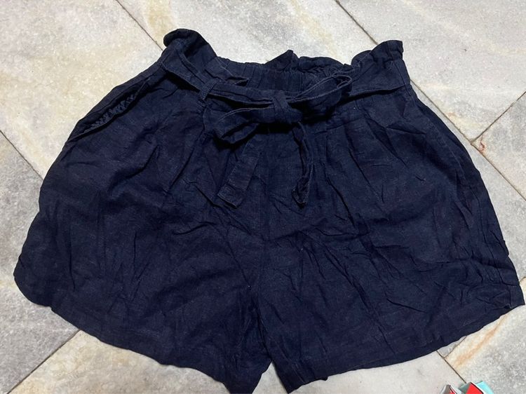 กางเกงผ้าฝ้ายผสมลินิน แบรนด์ Gu szS รูปที่ 3