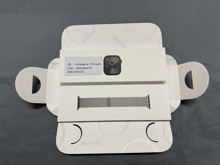 ดำ ไทเทเนียม Apple watch Series 10 46mm Slate Titanium cellular มือ1