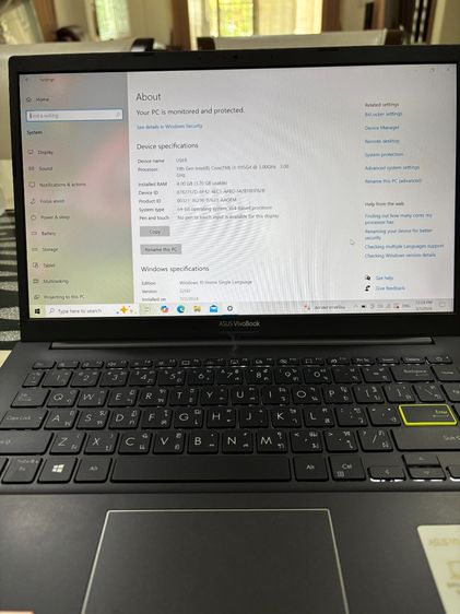 โน้ตบุ๊คทำงานลื่นๆ ในงบประหยัด ASUS VivoBook 14 i3 Gen 11 RAM 4GB SSD 512GB Full HD บางเบา พร้อมใช้ รูปที่ 5