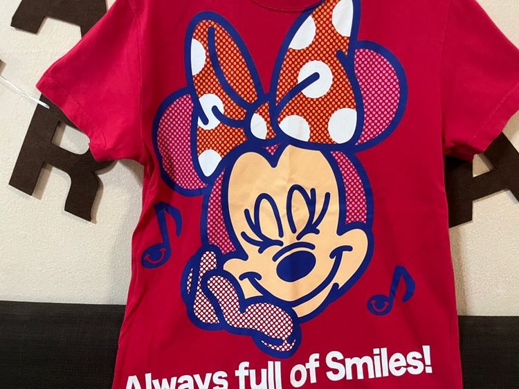 เสื้อยืดมินนี่เมาส์ แบรนด์ Disney Tokyo Sz130  รูปที่ 2