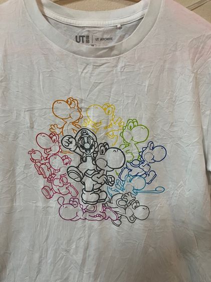 เสื้อยืดลายมาริโอ้ แบรนด์ Uniqlo Sz150 รูปที่ 2