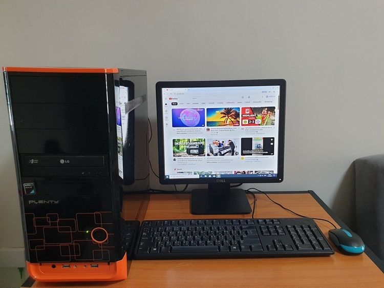 เคสคอม AMD X3 พร้อมใช้งาน ถูกๆ แถมเมาท์ คีย์บอร์ด ให้ไวครับ