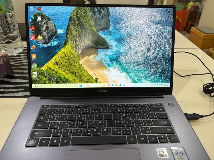 โน้ตบุ๊คทำงานลื่นๆ Huawei MateBook Core i5 Gen 10 RAM 8GB SSD 256GB จอ Full HD บางเบาพรีเมียม รูปที่ 3