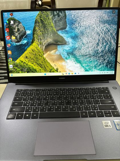 โน้ตบุ๊คทำงานลื่นๆ Huawei MateBook Core i5 Gen 10 RAM 8GB SSD 256GB จอ Full HD บางเบาพรีเมียม