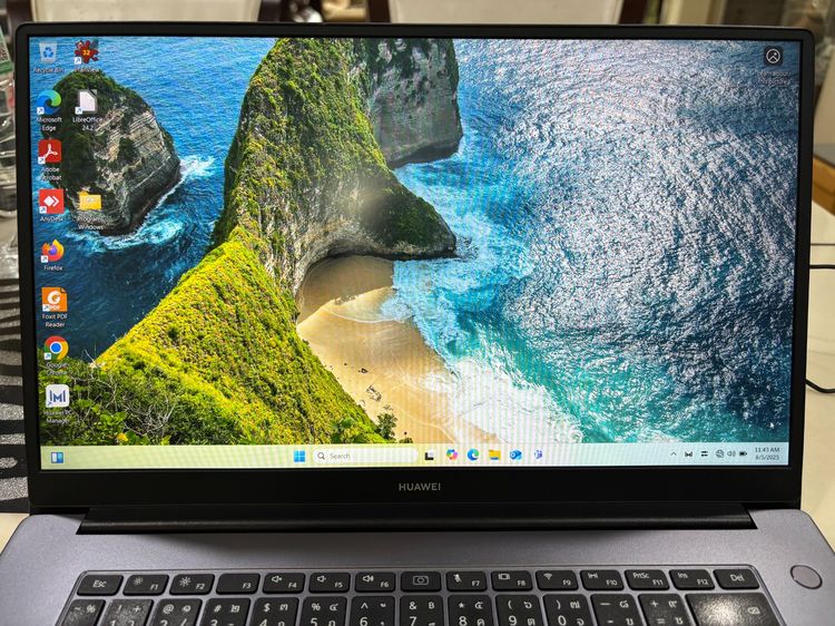 โน้ตบุ๊คทำงานลื่นๆ Huawei MateBook Core i5 Gen 10 RAM 8GB SSD 256GB จอ Full HD บางเบาพรีเมียม รูปที่ 2