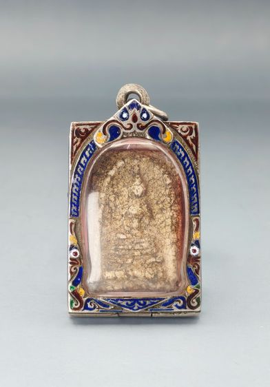 พระสมเด็จ ตลับเงินลงยา