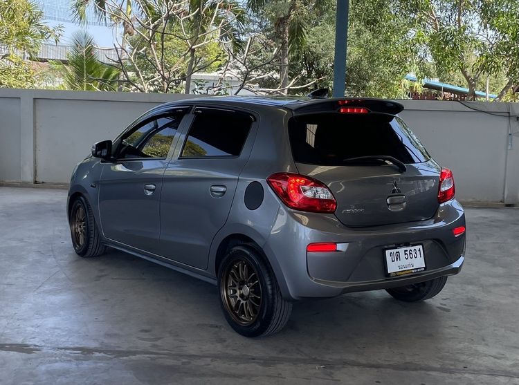 Mitsubishi Mirage 2017 1.2 GLX Sedan เบนซิน ไม่ติดแก๊ส เกียร์ธรรมดา เทา รูปที่ 4