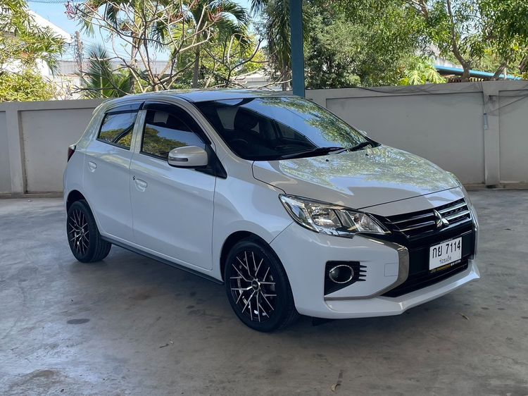 Mitsubishi Mirage 2020 1.2 GLX Sedan เบนซิน ไม่ติดแก๊ส เกียร์อัตโนมัติ ขาว รูปที่ 3