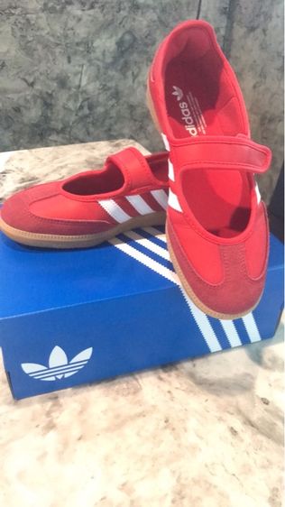 รองเท้าผ้าใบ แดง ผ้าใบ UK 6.5 | EU 40 | US 8 Adidas Samba Mary Jane