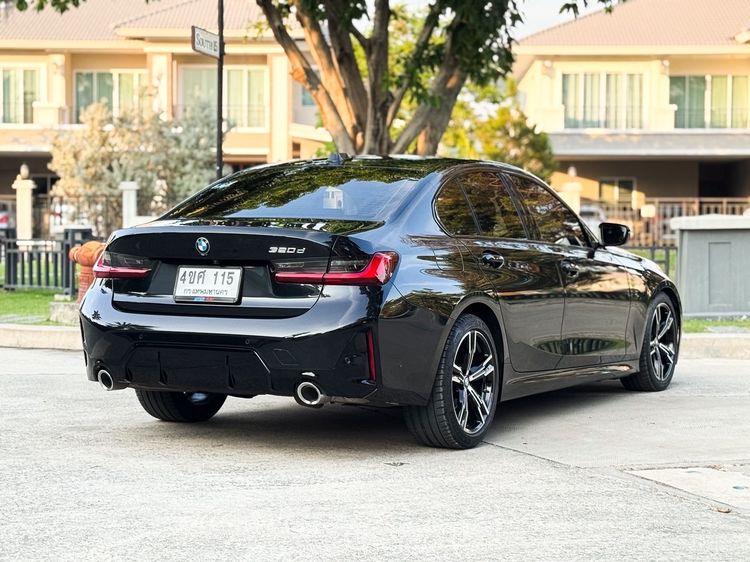 BMW Series 3 2023 320d Sedan ดีเซล ไม่ติดแก๊ส เกียร์อัตโนมัติ ดำ รูปที่ 4