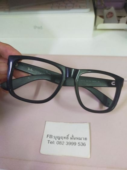 กรอบแว่นตา Rayban JUNTIN RB4165 ขนาด 54 16  140 made in italy ของแท้ สภาพดี เอาไปตัดใส่เลนส์ได้เลยครับ