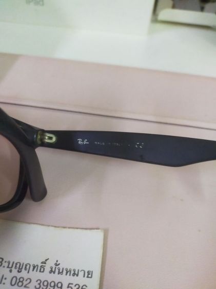 กรอบแว่นตา Rayban JUNTIN RB4165 ขนาด 54 16  140 made in italy ของแท้ สภาพดี เอาไปตัดใส่เลนส์ได้เลยครับ รูปที่ 7