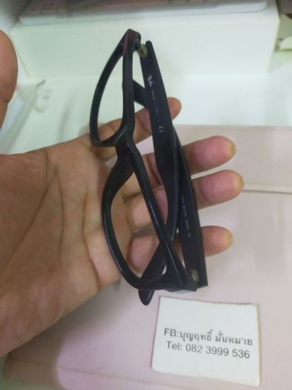กรอบแว่นตา Rayban JUNTIN RB4165 ขนาด 54 16  140 made in italy ของแท้ สภาพดี เอาไปตัดใส่เลนส์ได้เลยครับ รูปที่ 6
