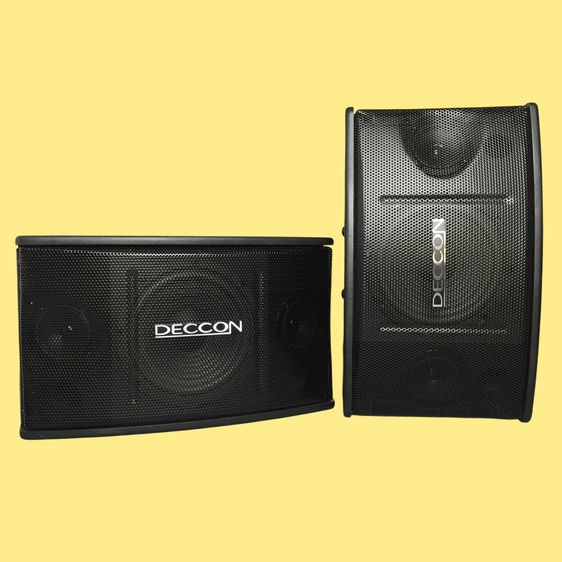 1 คู่ DECCON KTV-8 ตู้ลำโพงคาราโอเกะ 8นิ้ว กำลังขับ 400 วัตต์ 8 โอห์ม ลำโพงเสียงแหลม ขนาด 3 นิ้ว 2 ตัวเหมาะสำหรับใช้ในห้องคาราโอเกะ KTV8 KTV