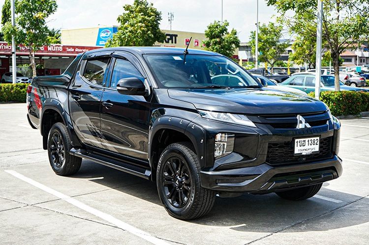 Mitsubishi Triton 2021 2.4 GT Plus ATHLETE Pickup ดีเซล ไม่ติดแก๊ส เกียร์อัตโนมัติ ดำ รูปที่ 3