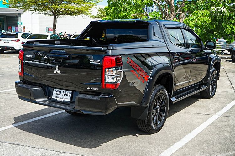 Mitsubishi Triton 2021 2.4 GT Plus ATHLETE Pickup ดีเซล ไม่ติดแก๊ส เกียร์อัตโนมัติ ดำ รูปที่ 4