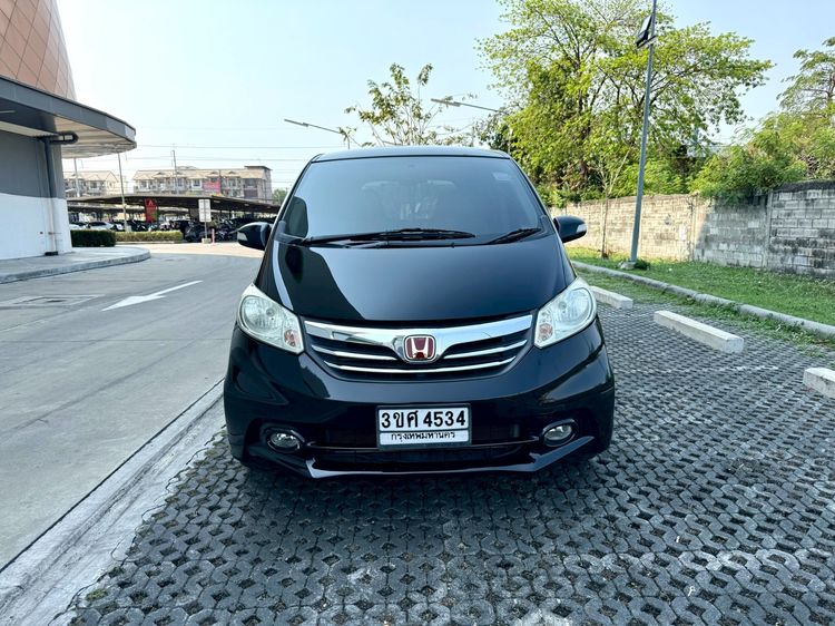 Honda Freed 2014 1.5 E Van เบนซิน ไม่ติดแก๊ส เกียร์อัตโนมัติ ดำ รูปที่ 2
