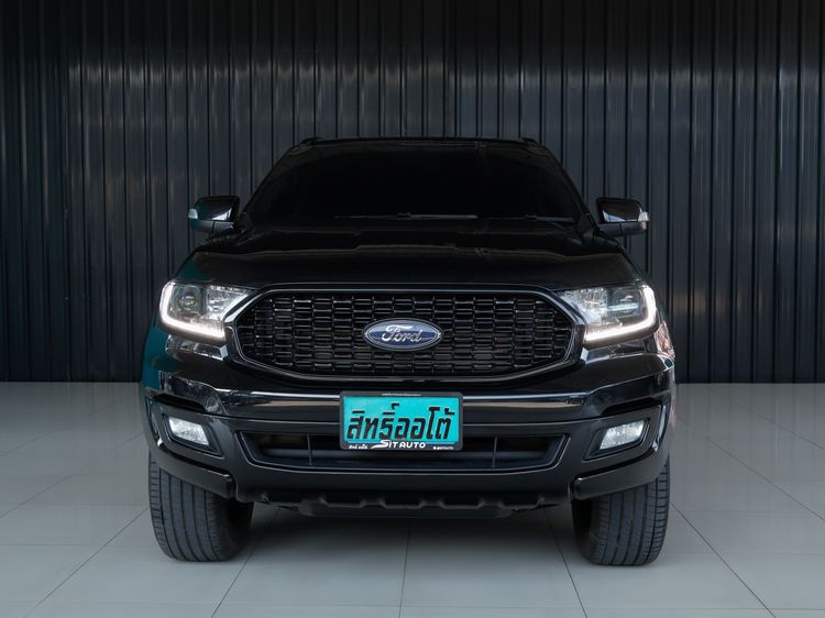 Ford Everest 2021 2.0 Turbo Sport Utility-car ดีเซล ไม่ติดแก๊ส เกียร์อัตโนมัติ ดำ รูปที่ 2
