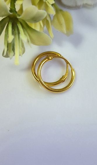 ต่างหูทองคำแท้ 18k รูปที่ 5