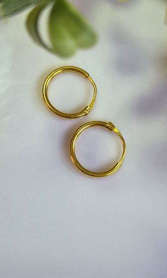 ต่างหูทองคำแท้ 18k รูปที่ 2