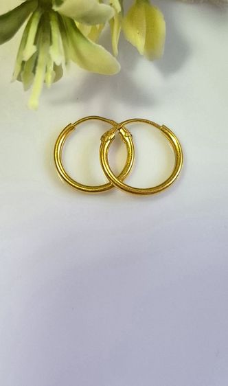 ต่างหูทองคำแท้ 18k รูปที่ 3