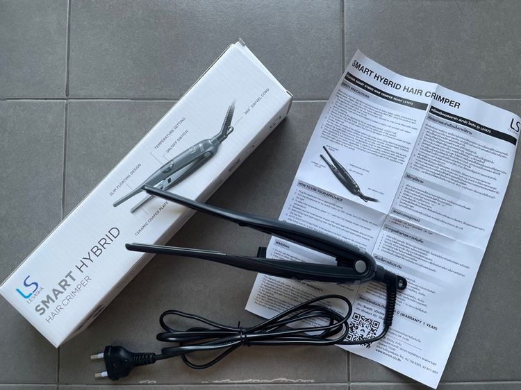 อุปกรณ์เสริมความงาม LESASHA เครื่องหนีบผม SMART HYBRID HAIR CRIMPER เลอซาช่า สมาร์ท ไฮบริด LS1675 ที่หนีบผม