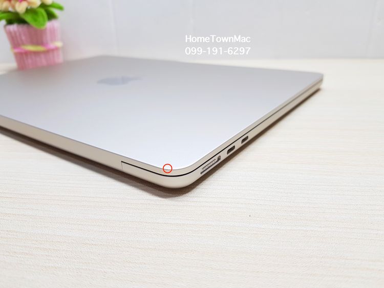 MacbookAir (Retina13-inch, 2022) M2 8-Core CPU 8-Core GPU SSD 256Gb Ram 16Gb สี Starlight ประกันยาว รูปที่ 7