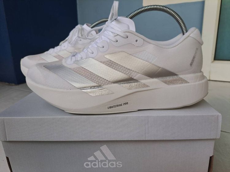 ขาย Adezero EVO SL สีขาว เบอร์ 43 ใส่แล้วคับไปนิด ขายให้ถูกๆๆ รูปที่ 2