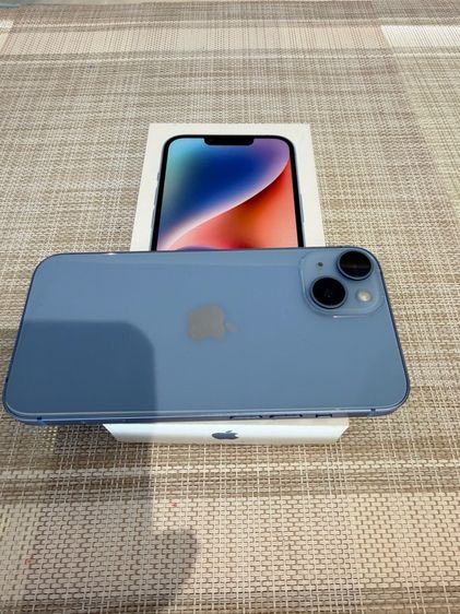 128 GB  iPhone 14 สีฟ้า 128 ผ่อนได้ รับเทิร์น