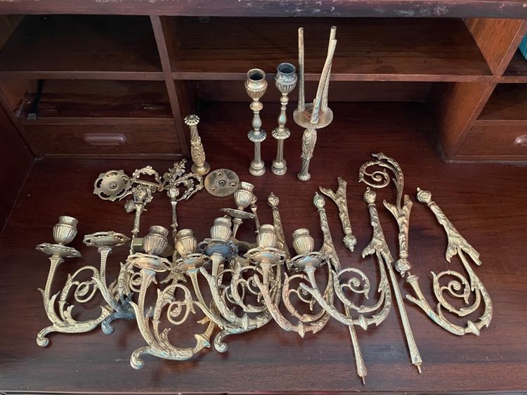 เชิงเทียนทองเหลือง รูปที่ 2