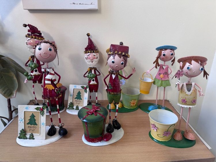 ของตกแต่งบ้านอื่นๆ ตุ๊กตาสังกะสี ตกแต่งบ้าน 