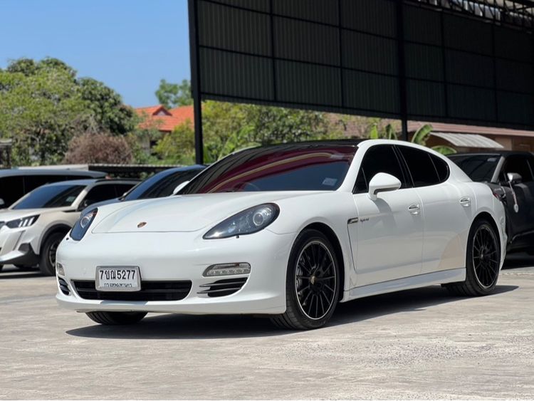 Porsche Panamera 2013 3.0 S Hybrid Sedan ไฮบริด ไม่ติดแก๊ส เกียร์อัตโนมัติ ขาว รูปที่ 2