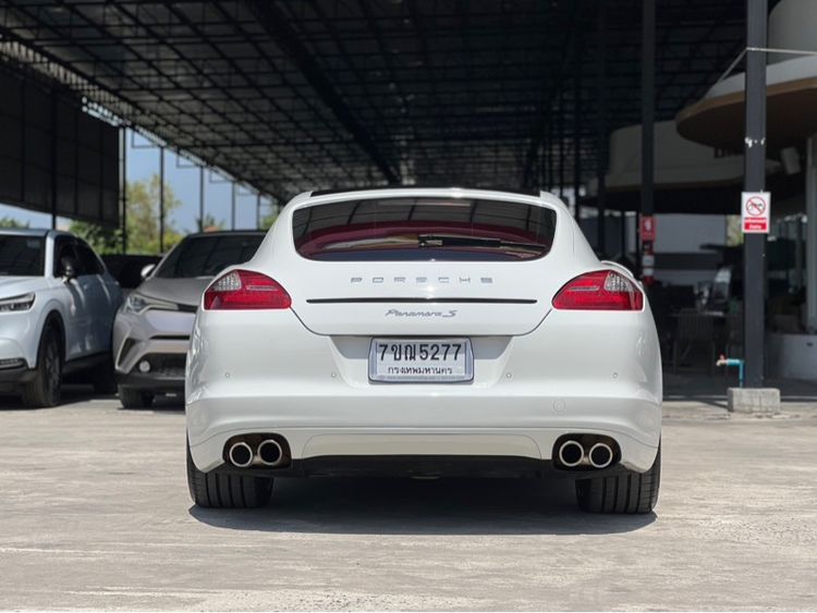 Porsche Panamera 2013 3.0 S Hybrid Sedan ไฮบริด ไม่ติดแก๊ส เกียร์อัตโนมัติ ขาว รูปที่ 4