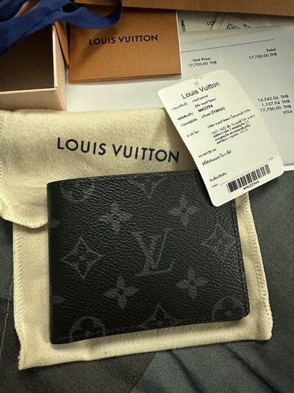 ชาย ดำ หนังแท้ อื่นๆ กระเป๋า​  Lv​ แท้