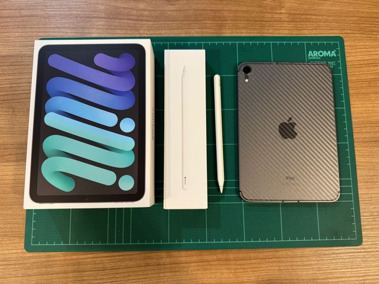 iPad mini Gen 6 WiFi Cellular 256GB สี Space Gray รวมปากกา Apple Pencil ครบกล่อง รูปที่ 2