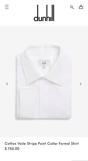 ⚠️ผลิตในยุโรป‼️เสื้อเชิ้ต dunhill ของแท้ ORIGINAL รุ่นใหม่ รูปที่ 10