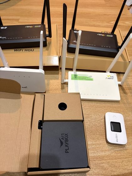 อุปกรณ์เครือข่าย เราเตอร์ WiFi aisเครื่องใหม่ เสียบแอร์การ์ดเล่นเน็ตได้