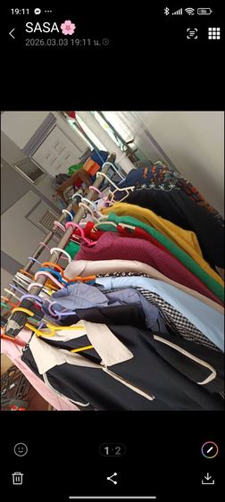 เสื้อผ้ามือ1,2ขายในราคาเหมาๆไปคะกดดูนะคะ รูปที่ 2